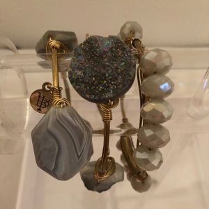 3 bourbon & boweties bracelets standard size